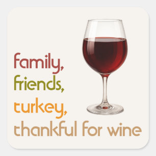 Modern Thanksgiving Typography   Cosy Fall Sticker
