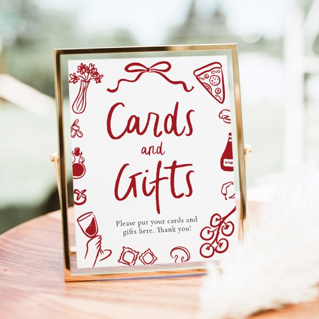 Modern That's Amore Italian Pizza Cards and Gifts Poster (Modern That's Amore Italian Pizza Cards and Gifts Poster)