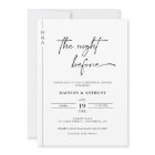 Modern The Night Before Rehearsal Dinner