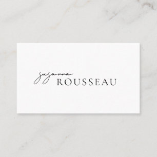 Modern Therapist Business Card