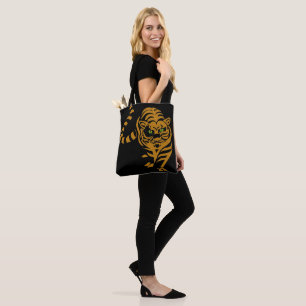 Modern Tiger Cub Tote Bag
