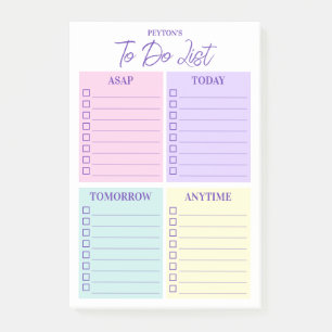 Modern To Do List Post-it Notes