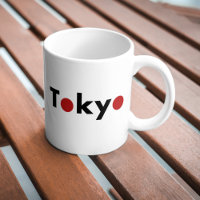 Modern Tokyo Japan Red Dots Light-Colour