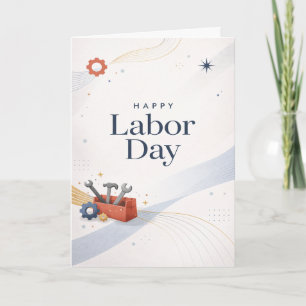 Modern Toolbox Happy Labor Day Card