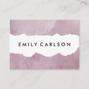 Modern Torn Grunge Business Card