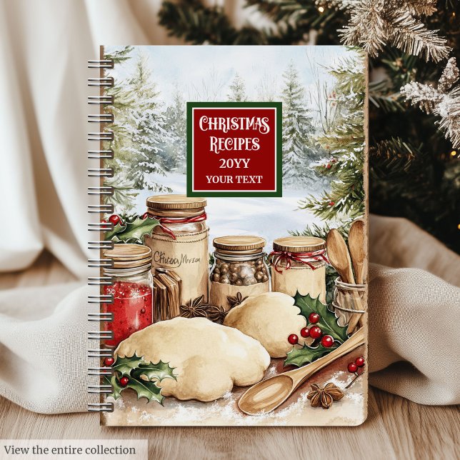 Modern Traditional Christmas Recipe Book Your Name (Modern Traditional Christmas Recipe Book Your Name)