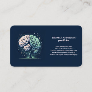 Modern Tree of Life Wellness Life Coach Business Card