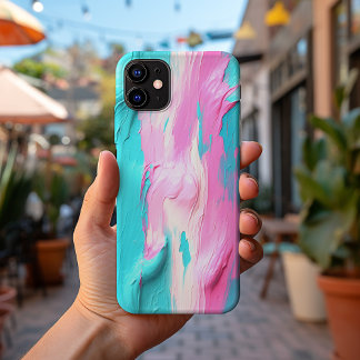 Modern Trendy 3D Oil Paint Pastel No. 1031 iPhone 13 Pro Max Case