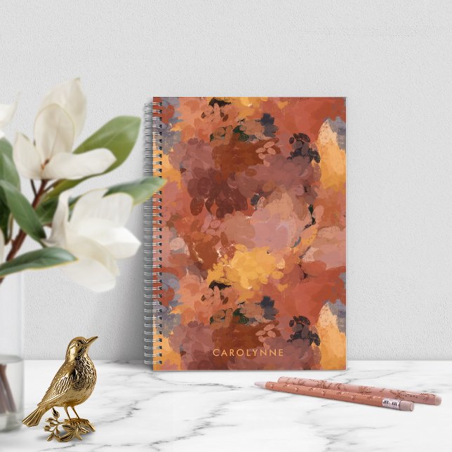 Modern Trendy Abstract Fall Colors Notebook (Modern Trendy Abstract Fall Colors Notebook)