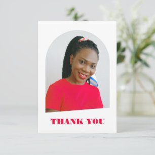 Modern Trendy Arch Pink Script Graduation