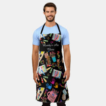 modern Trendy  Art Supplies pattern for Artists