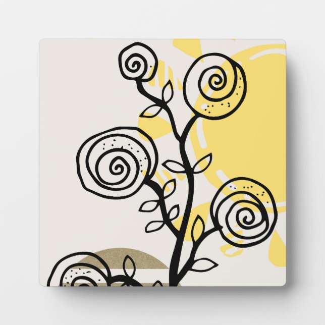 Modern trendy background design  plaque (Front)