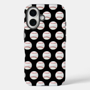 Modern Trendy Baseball Seamless Pattern            iPhone 16 Case