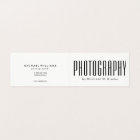 Modern Trendy Bold Photographer