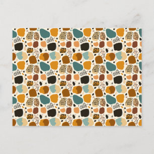 Modern Trendy Cheetah Leopard Animal Print Postcard