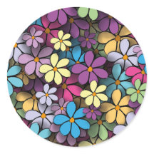 Modern Trendy Colourful Flower Pattern