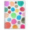 Modern Trendy Colourful Watercolor Circles Monogra