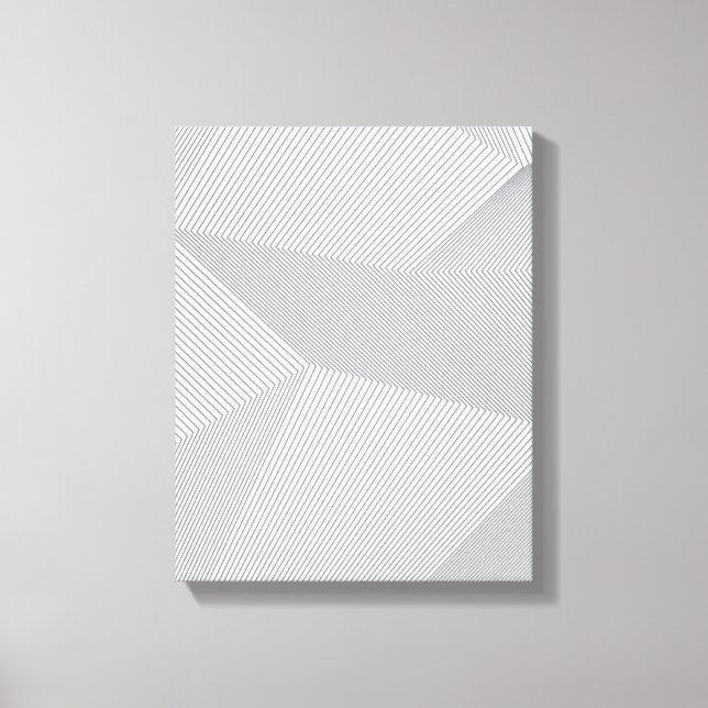 Modern, trendy, cool, simple, artistic pattern canvas print (Front)