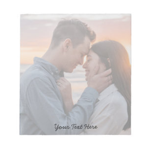 Modern Trendy Create your own photo and Text       Notepad