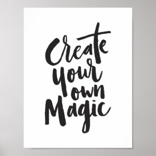 Modern Trendy Custom Inspirational Quote Poster