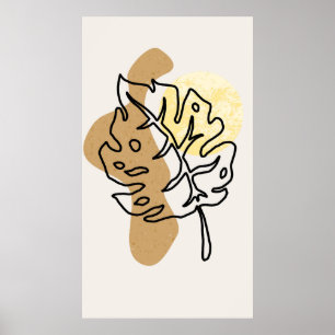 Modern trendy design  poster