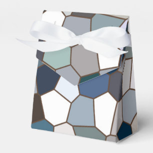 Modern Trendy Earth Toned Pattern Favour Box