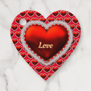 Modern Trendy Elegant Best Popular Love Floral Favour Tags