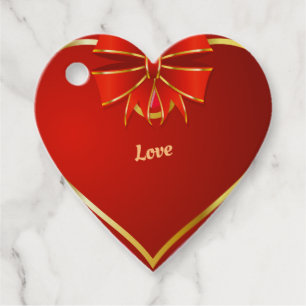 Modern Trendy Elegant Best Popular Love Floral Favour Tags