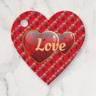 Modern Trendy Elegant Best Popular Love Floral Favour Tags