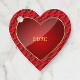 Modern Trendy Elegant Best Popular Love Floral Favour Tags