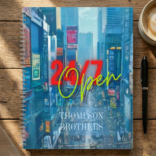 Modern trendy elegant stylish professional chic notebook