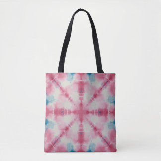 Modern Trendy geometric watercolor Tote Bag