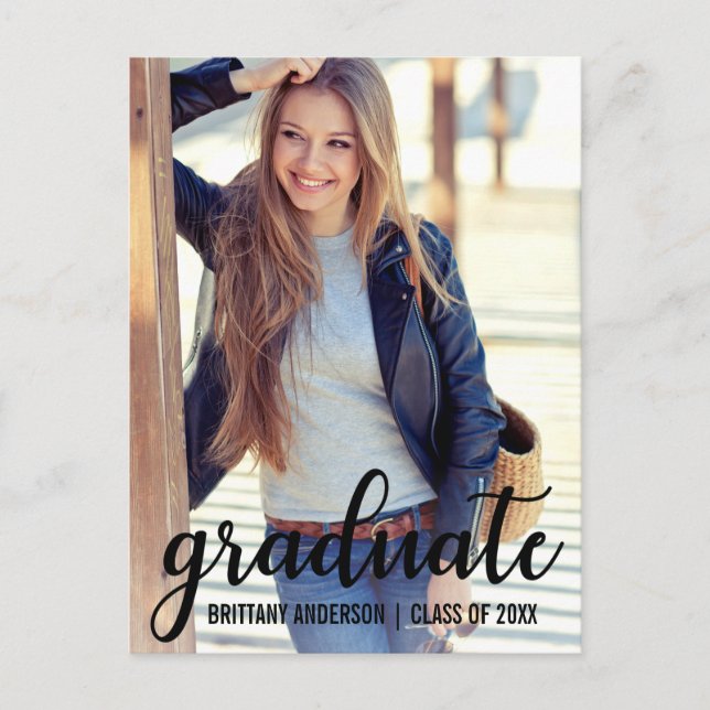 Modern Trendy Graduation Party Invitation (Front)