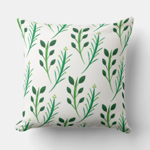 Modern trendy greenery family gift set chic cute cushion