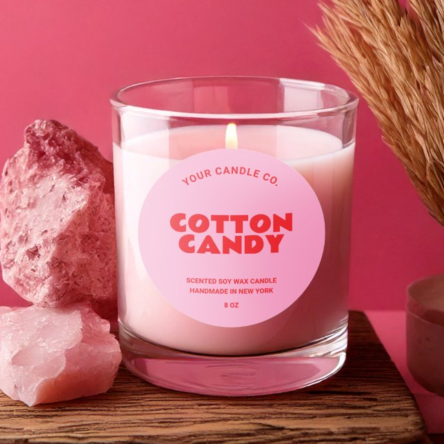 Modern Trendy Minimalist Candle Label (Creator Uploaded)