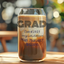 Modern Trendy Personal Graduate 16oz