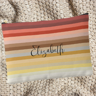 Modern Trendy Script Typography For Her Accessory Pouch