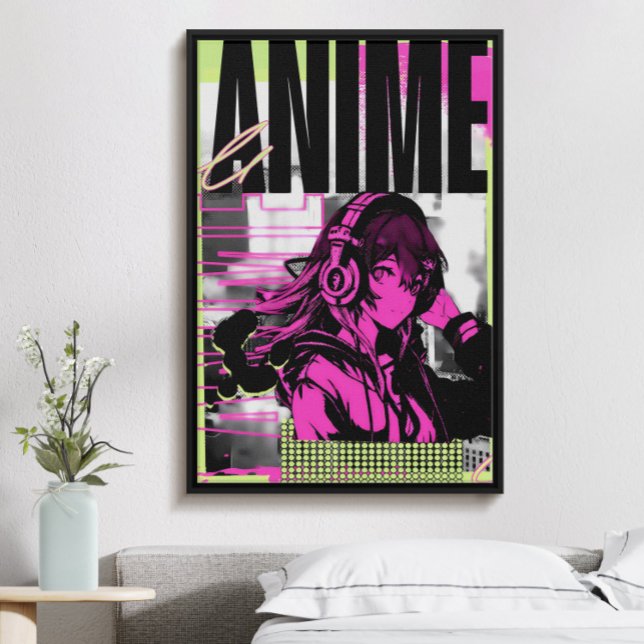 Modern trendy stylish Anime girl Poster (Creator Uploaded)
