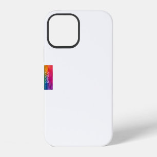Modern Trendy Template Business Logo Elegant White iPhone 12 Case