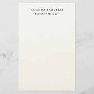 Modern Trendy Unique Creative Minimalist Design Stationery