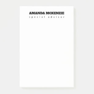 Modern Trendy Unique Creative Minimalist Post-it Notes