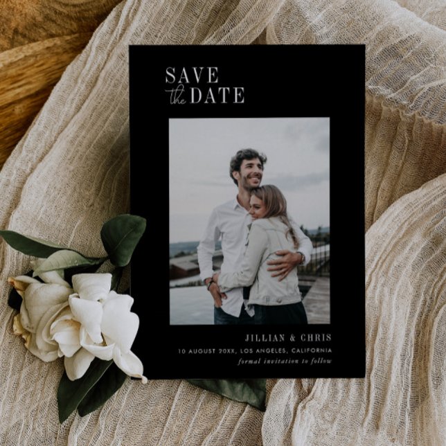 modern trendy wedding save the date card (Creator Uploaded)