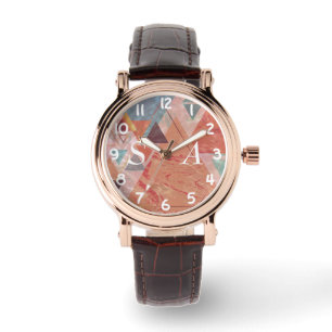 Modern triangle design – artistic geometry  watch