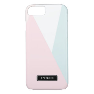 Modern Triangles Pattern   Pastel Personalised Case-Mate iPhone Case