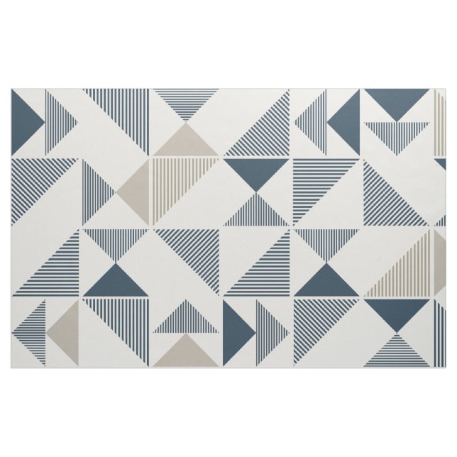 modern triangles print fabric (Fat Quarter)