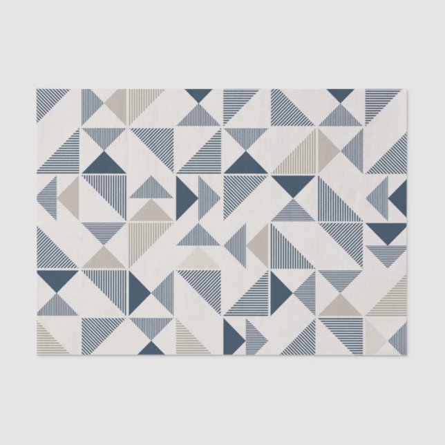 modern triangles tissue paper (Front)