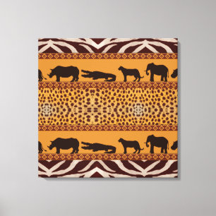 Modern Tribal African Cheetah Pattern Animal Print