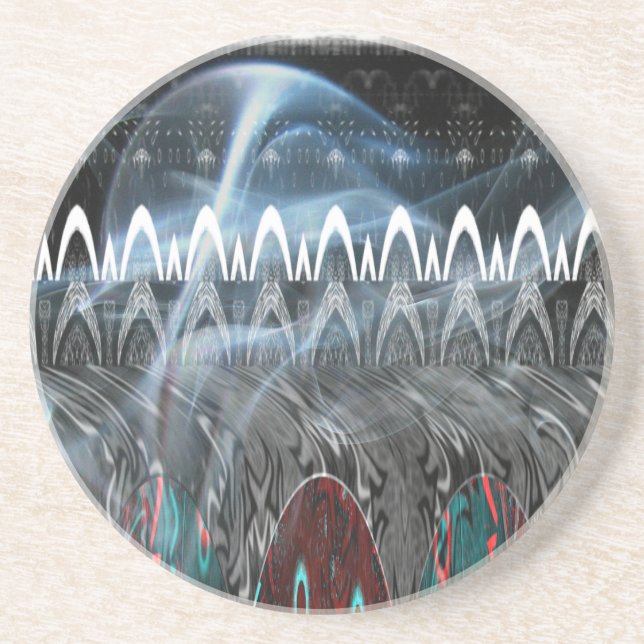 Modern Tribal Edgy design. Coaster (Front)