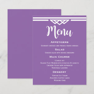 Modern Tribal Purple Geometric Triangle Invitation
