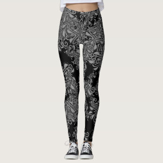 Modern Tribalism Elegance Print Leggings